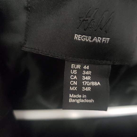 H&M Black dress jacket - Picture 3 of 14